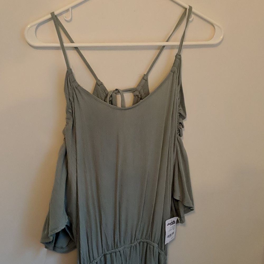 NWT Blue-Gray Romper - Picture 3 of 4